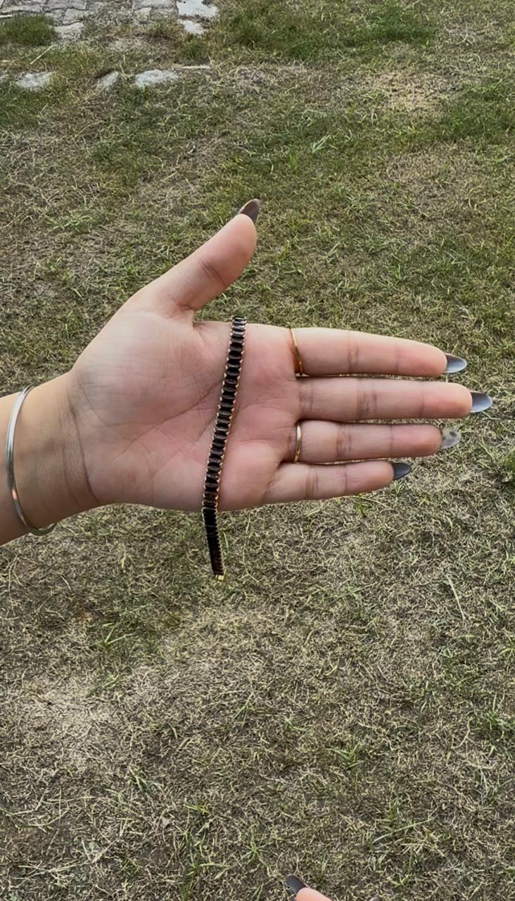 Noir Élan Black Link Bracelet