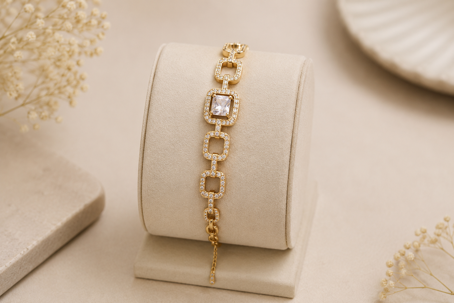 Aurea Élan Crystal Link Bracelet