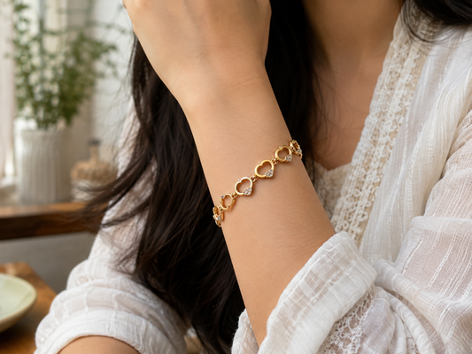 Aurea Amora Heart Link Bracelet