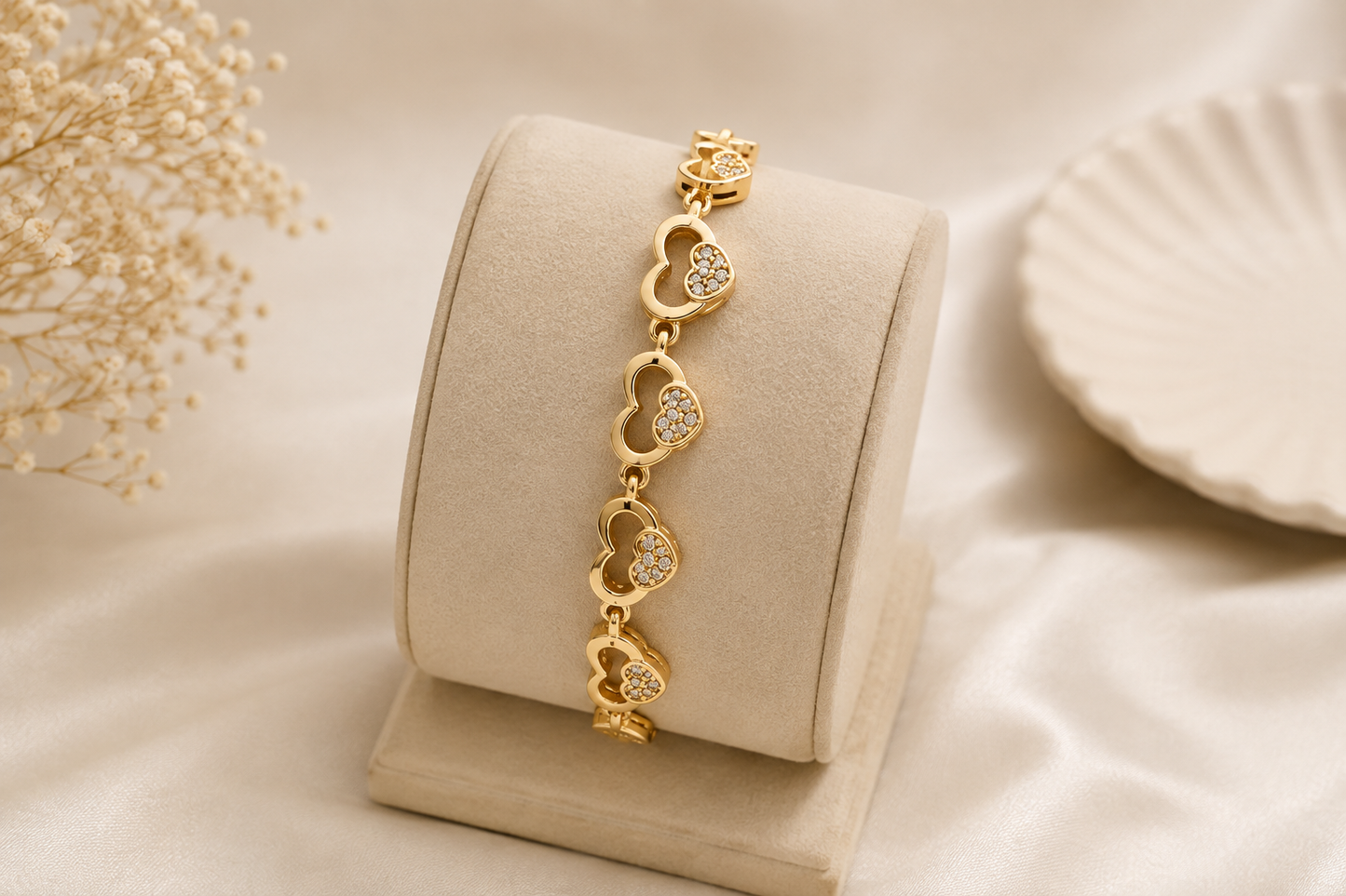 Aurea Amora Heart Link Bracelet