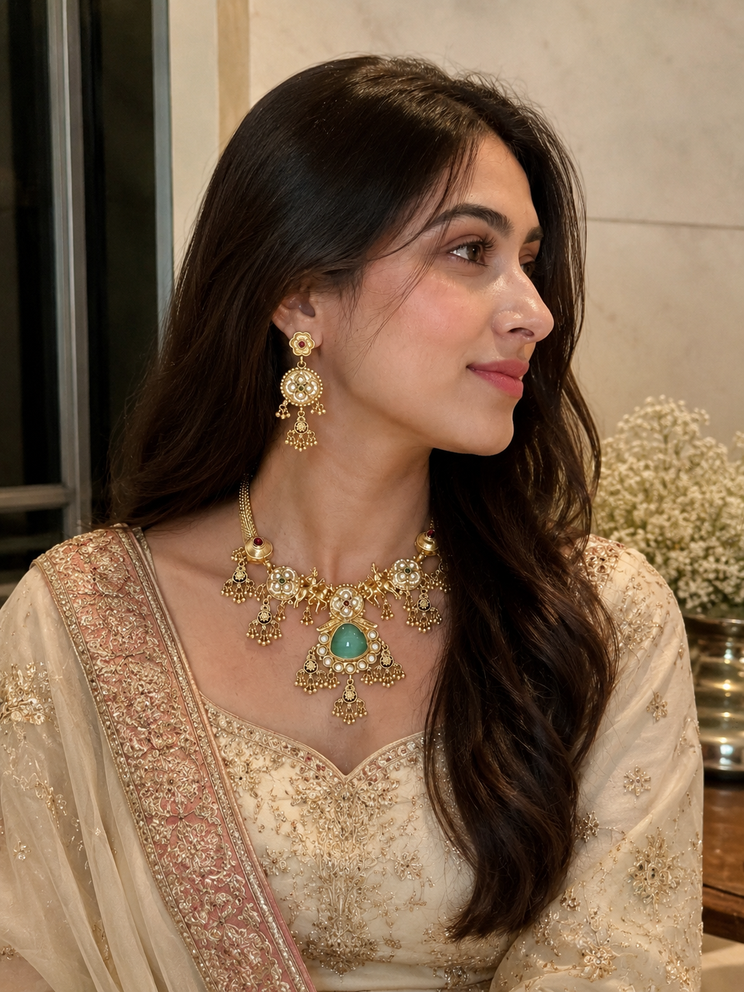 Aurea Emerald Heritage Necklace