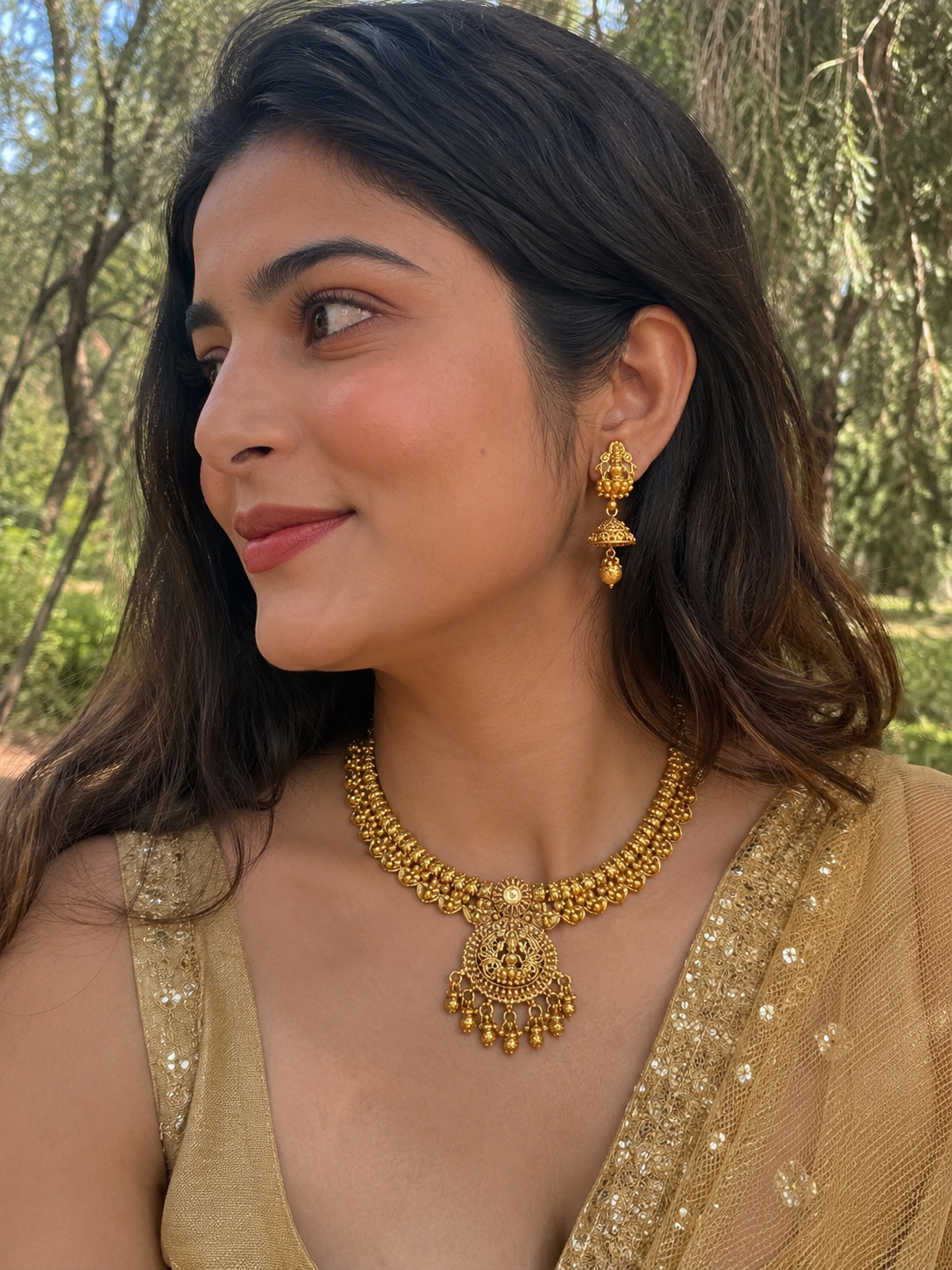 Aurea Rajlakshmi Antique Necklace Set