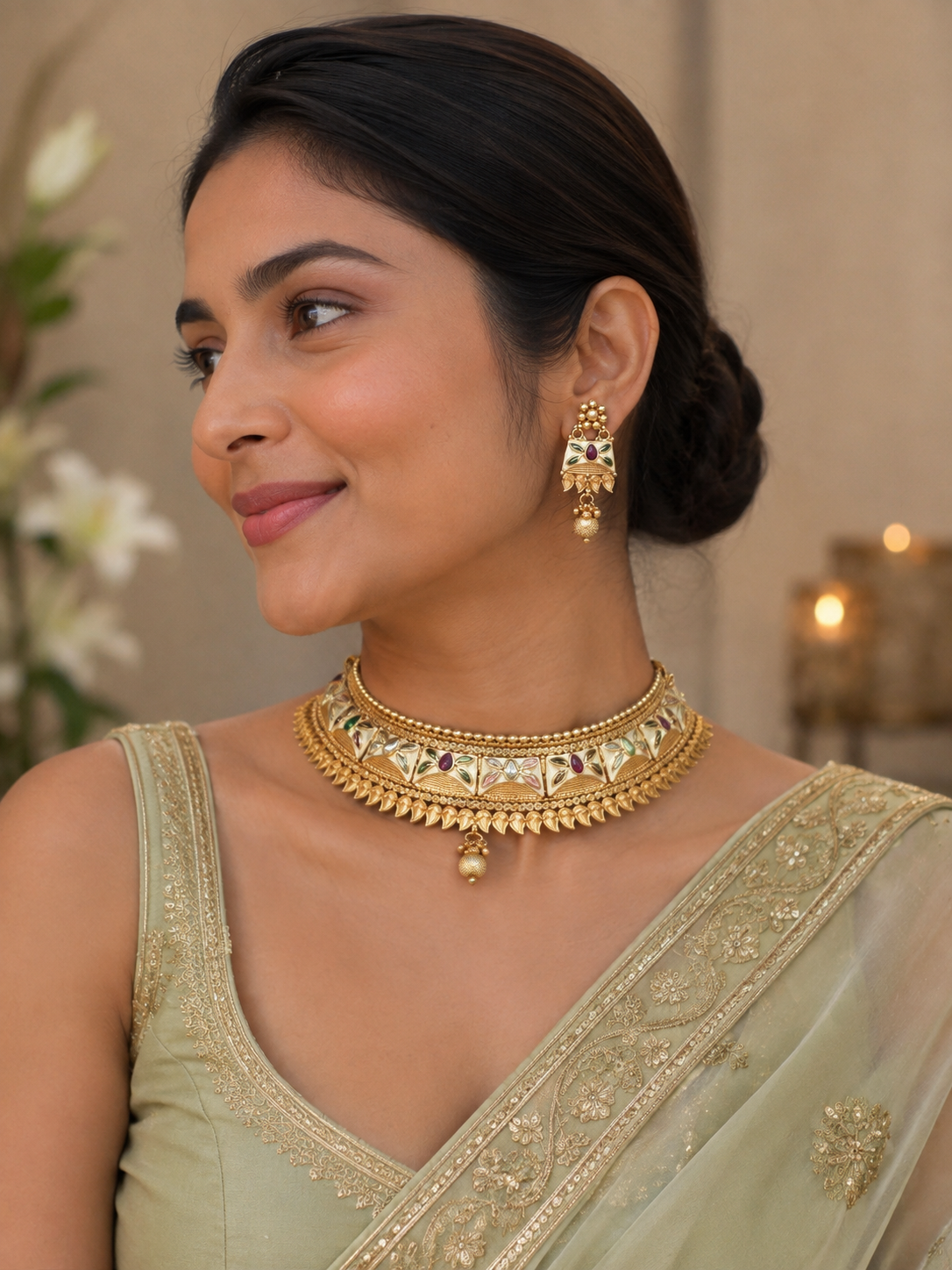 Aurea Gulnaar Heritage Choker Set